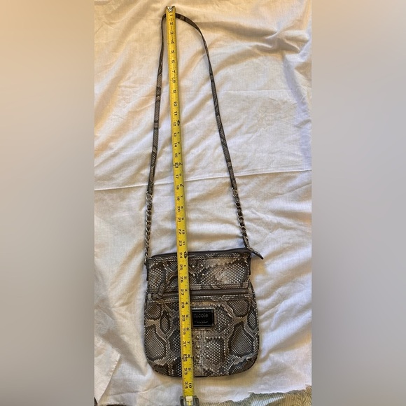Nicole Miller Snake Skin Print Crossbody Bag – Excellent Condition - Picture 11 of 13